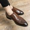 Size 38-48 Classic Men Formal Shoes Men Casual Business Office Leather Shoes Men Gentlemen Banquet Wedding Derby Shoes