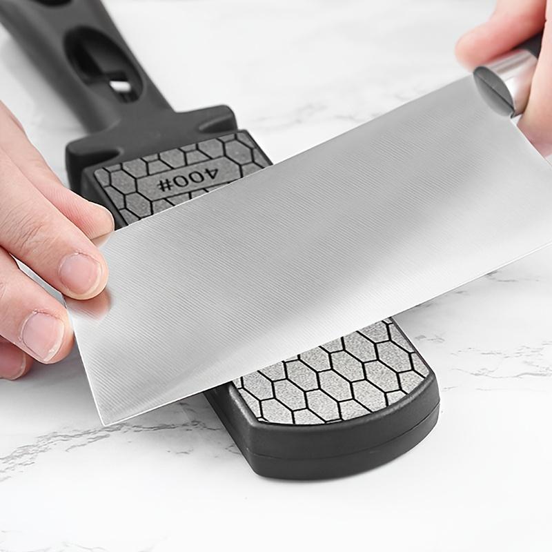 Алмазная точилка для ножей Двусторонняя точилка для кухонных ножей, ножниц, многофункциональный бытовой инструмент