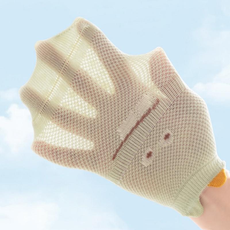 Детские сетчатые носки для новорожденных мальчиков и девочек с рисунком носки-тапочки дышащие нескользящие детские короткие носки-лодочки летние