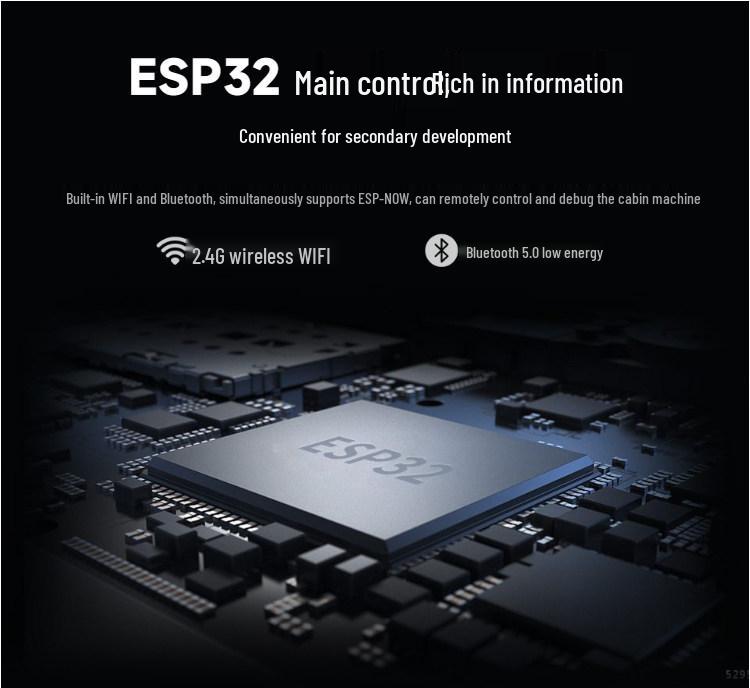 ESP32 Servo Driver Board with Built-in WiFi, Bluetooth, and Serial Port for Remote Control and Debugging