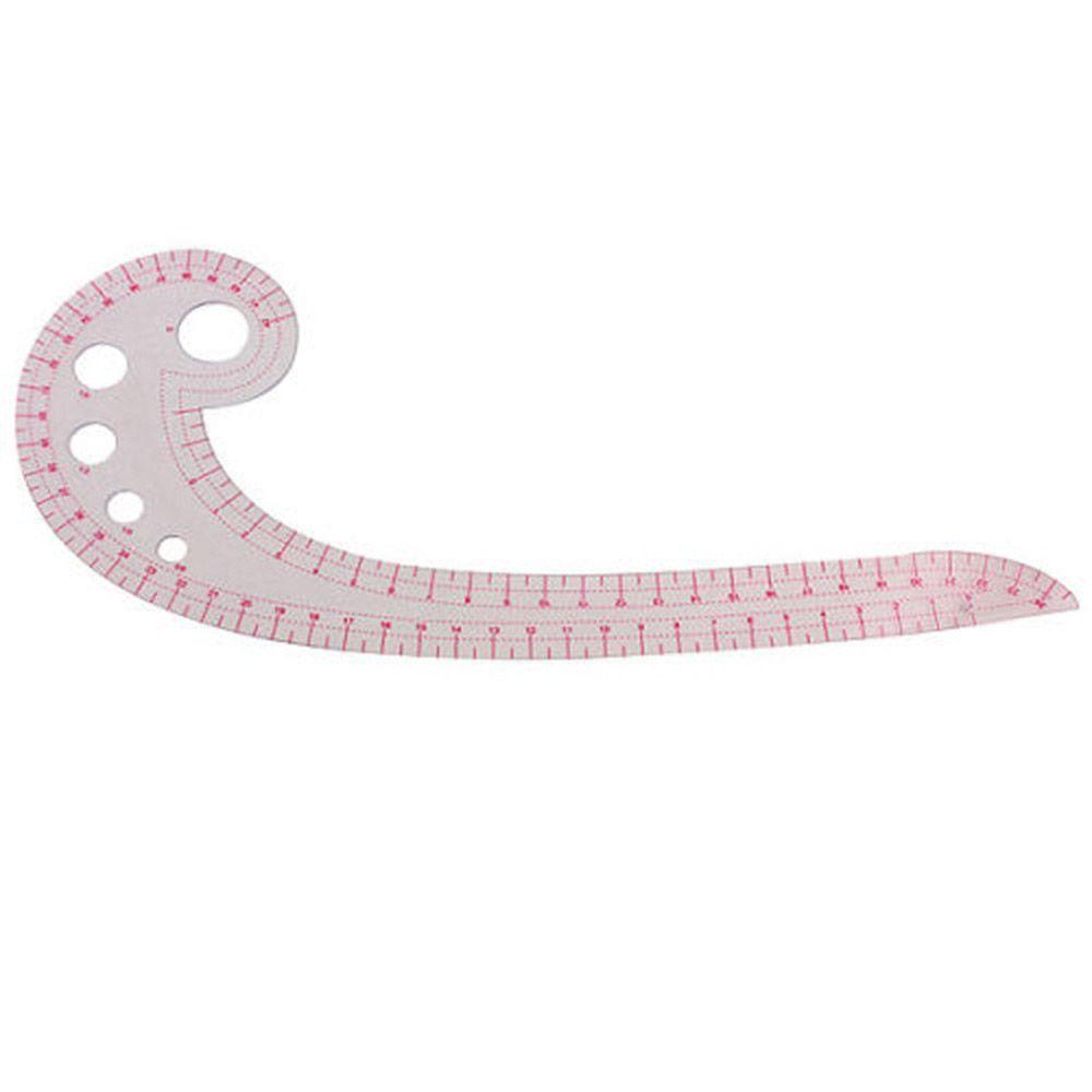 Transparent Plastic Pattern Making Spline Design French Curve Ruler Measure Ruler Sewing Tool