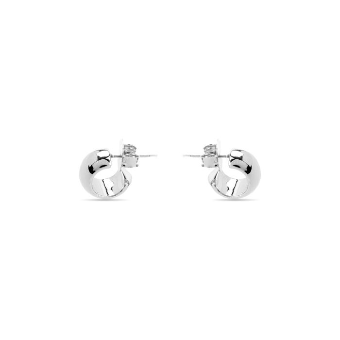 Boucles d'oreilles Luxenter Metha finition argentée