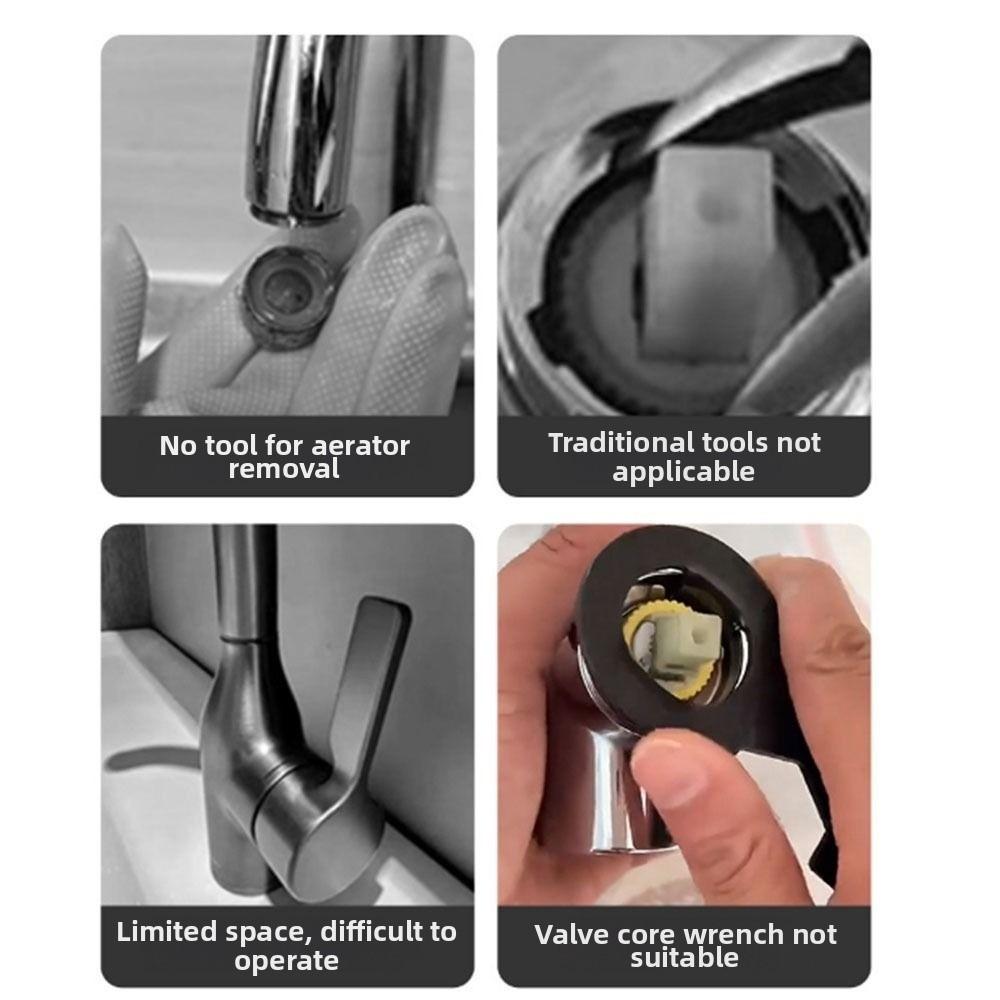 Домашний ремонт Водопроводный ключ 12 дюймов 1 Ключ для сантехники под раковину Ключ для аэратора смесителя Сантехнический инструмент