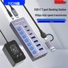 7-портовый USB-C 3.0 высокоскоростной хаб-док-станция 10G с Power Delivery, сплиттер, расширитель