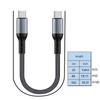 USB C кабель для быстрой зарядки плоский нейлоновый провод 60 Вт мощный поддержка быстрой передачи данных шнур типа C