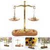 1 шт. Кукольный домик Мини-весы с 6 гирями, 1: Ретро Мини Модель Весов Правосудия в Масштабе 1/12, Декорация для Кукольного Домика, Украшение для Торта