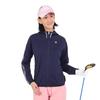 Coq Sportif Blouson Full Water Light Rain Lightweight Golf QGWXJK01 NV00 S [Le Golf] [Stretch Forcer] Zip, Repellent, Compatible, Windproof, Women's