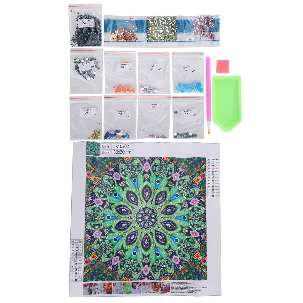 5D SpecialShaped Diamond Painting Mandala Flower DIY Decorative Living Room Bedroom Craft