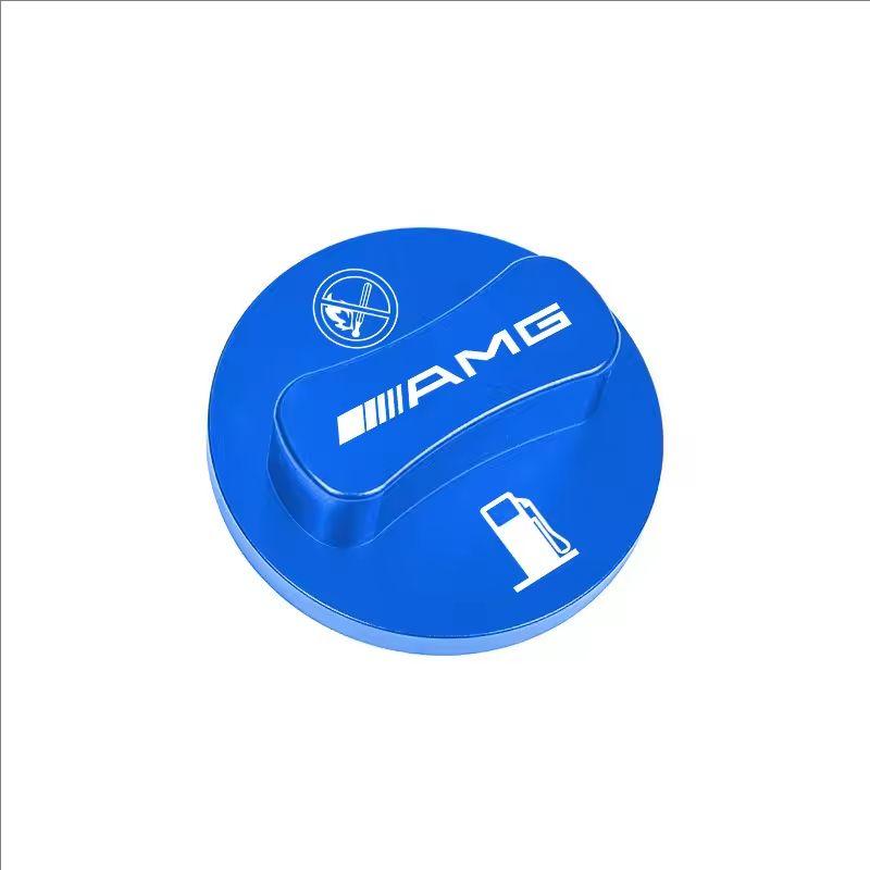 For Mercedes Benz AMG A B C E G CLA W211 W203 W204 C260 E300 Car Fuel Tank Cap Cover Frosted Aluminum Alloy Lid Auto Accessories