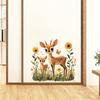 Cartoon Wall Stickers Cute Animals Wall Decal Elephant Bear Cat PVC Mural Art for Baby Nursery Kids Bedroom Playroom Classroom Wall