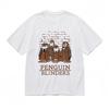 Women's Classic T-Shirt Mens Womens Tees Top  Retro Penguin Mob Brown Tweed Penguin Blinders