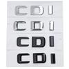 3D ABS Black Chrome Letters For Car Trunk Mercedes Benz A B C E GLK CLS ML 320 220 250 280 CDI Logo Emblem Sticker Accessories