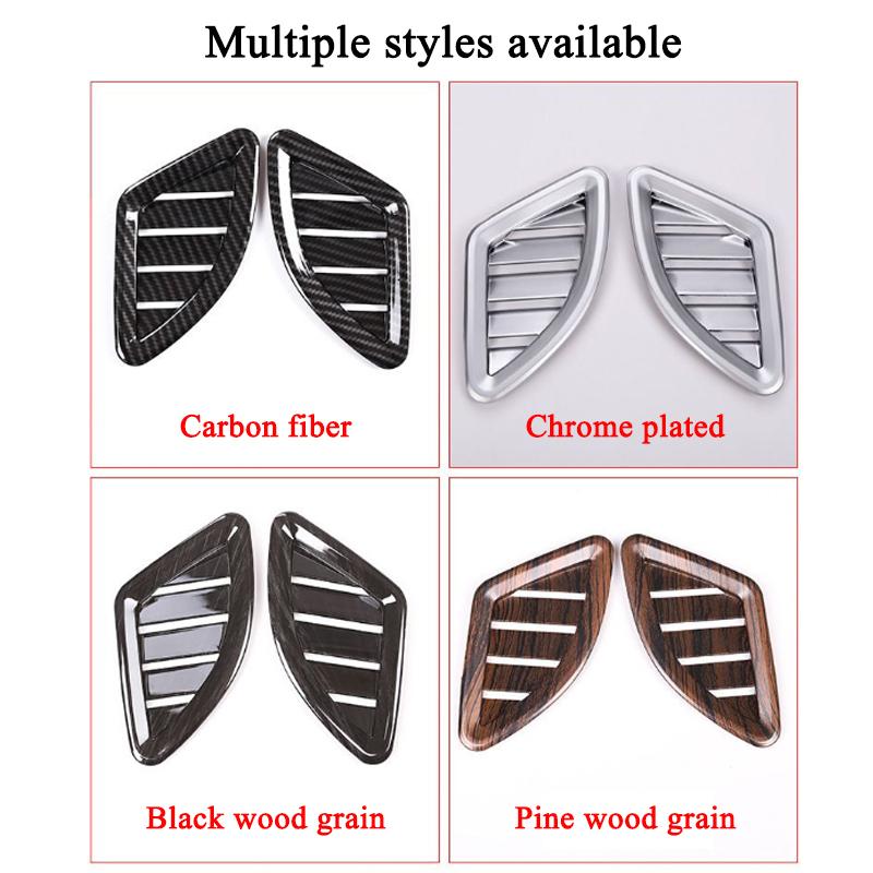 Car Dashboard Air Outlet Frame Cover For BMW X1 F48 2016~2022 Air Conditioner Vent Outlet Cover Trim Auto Sticker Accessories