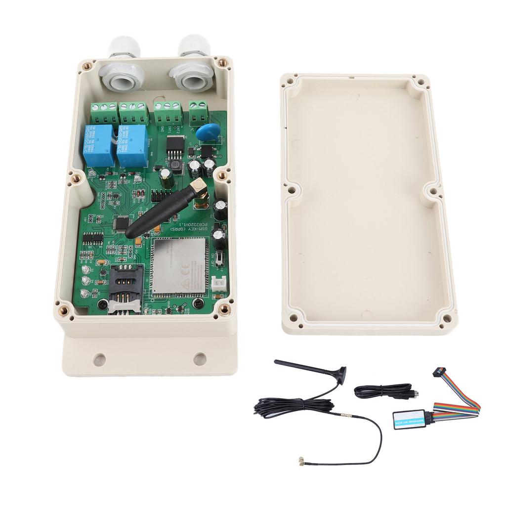 Блок дистанционного управления AC DC 1224V, двухканальный релейный контактный переключатель, доступ для GSMKEY4G 4G/3G/GSM AU