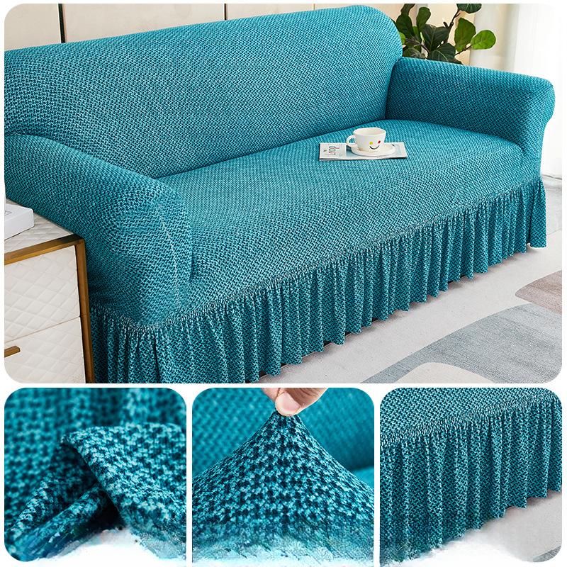 Утолщенный чехол для дивана из синели, универсальный универсальный чехол «все включено», противоскользящий и пыленепроницаемый чехол для дивана на подлокотнике, универсальная новая модель для трех человек