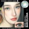 EYESHARE 2Pcs Natural Brown Contact Lenses Yearly Contact New Korean Cosmetics Beauty Blue Eyes Makeup Pupils