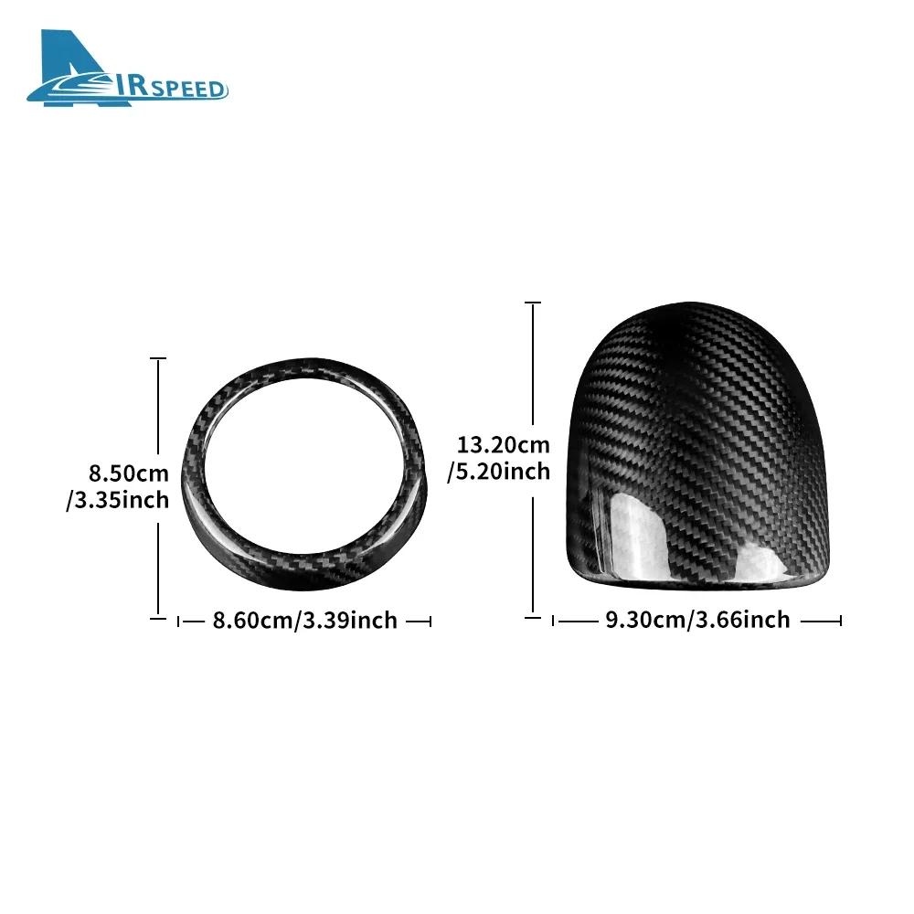 For Abarth 595 695 2012 2013 2014 2015 2016 2017 2018 2019 2020 2021 2022 2023 Real Hard Carbon Fiber RHD Trim Cover Car Sticker