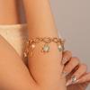 Ornaments Turtle Zinc Zinc Alloy Woven Bangle Zinc Zinc Alloy Rhinestone Pearl Shell Beaded Hand Chain  Daily