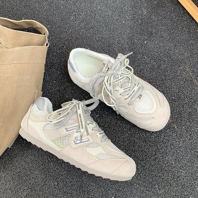 Летняя мода 2025 года дышащая сетка обувь Форреста Гампа нескользящая толстая подошва повседневная одинарная обувь мягкая подошва женская обувь