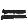 Arm Guards 45cm/17.7in Cut Resistant Half Finger Arm Sleeve for Kitchen Woodworking Gardening Black