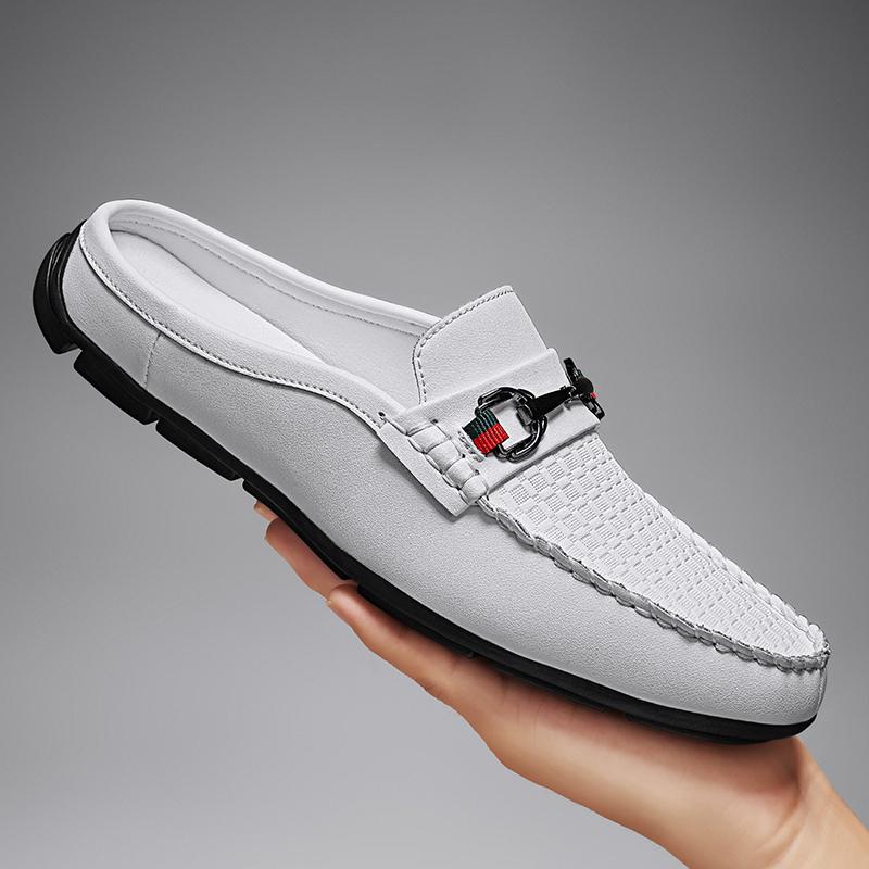 Модный Роскошный Бренд Мужские Лоферы Слипоны Натуральная Кожа Летняя Повседневная Обувь Модные Полуботинки Для Мужчин Удобная Обувь для Вождения Мокасины