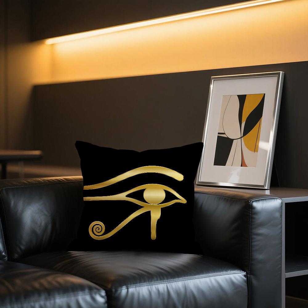 E-Egypt Око Гора Мудрость Сила наволочка Удобное и мягкое постельное белье приятное для кожи подушка для отдыха дивана автомобиля офиса