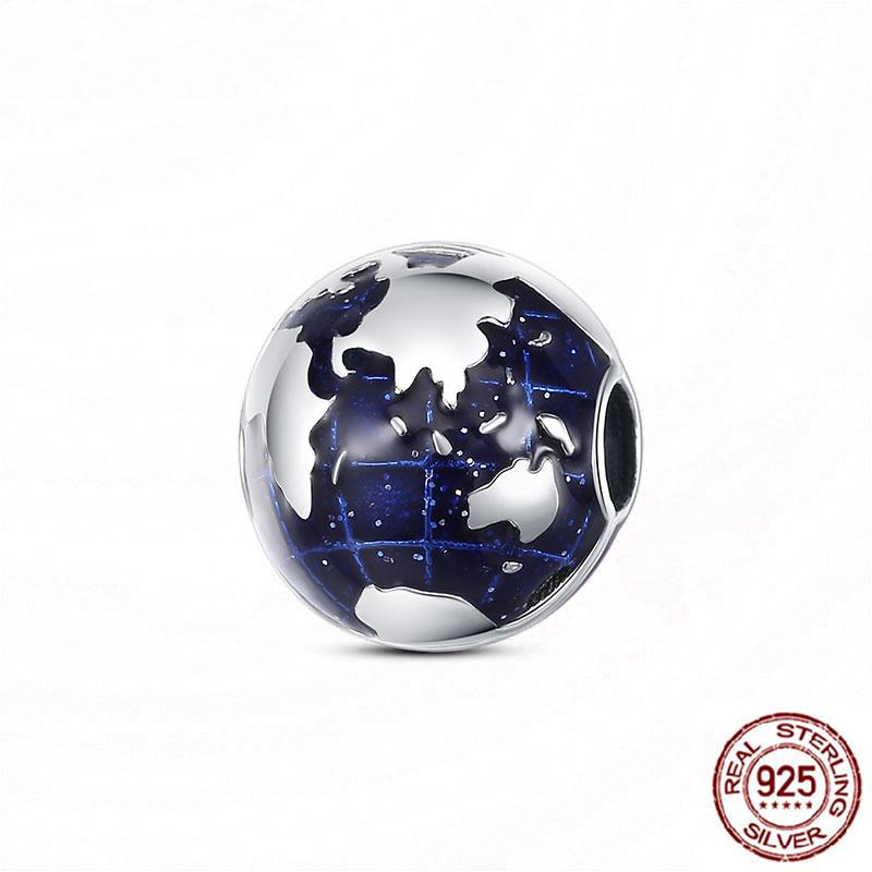 Copper Firefly Charms Evil Eye Air Balloon Blue Charms Fit Original Bracelet Beads For Jewelry Making