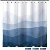 Плотная водонепроницаемая геометрическая занавеска для душа с разноцветным принтом, занавеска для ванной комнаты