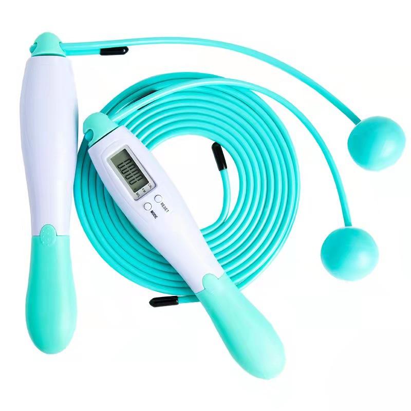 Cross-border Adjustable Electronic Counting Skipping Rope Student Training Rope Cordless Fitness and Body Skipping Rope.