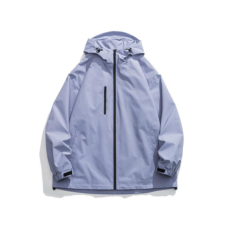 Весенняя рабочая куртка в японском стиле, базовая ветрозащитная куртка для альпинизма на открытом воздухе, разноцветная куртка с капюшоном в том же стиле для мужчин и женщин