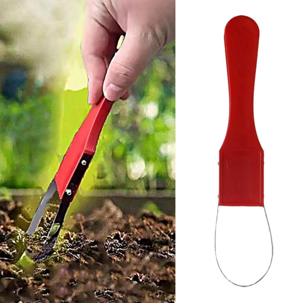 Ergonomic Root Remover Manual Weeder Tool Iron Loop Design Portable Weeder Tool Weeding