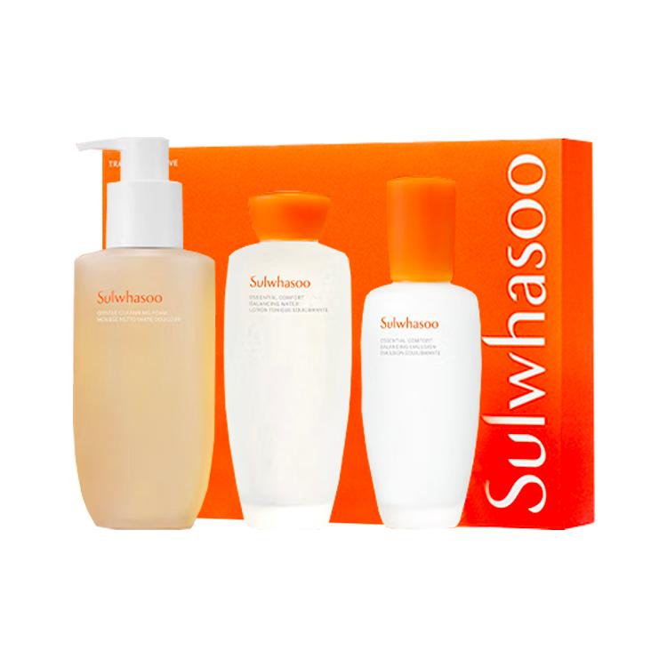 Sulwhasoo Moisturizing Lotion Skincare Sets Moisturizing And Hydrating Oil Control Cleaning Three Piece Set, Previous Version