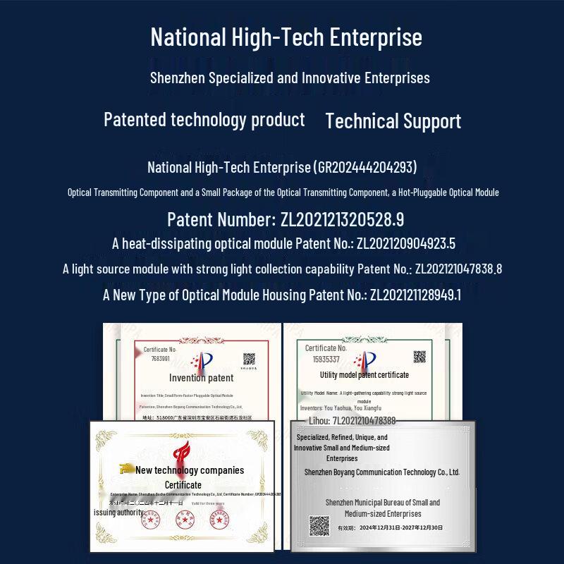 BOYANG 155M SFP Fiber Optic Transceiver Module