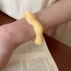 Темперамент Европейский Американский Стиль Широкий Открытый Браслет Бохо Цветок Смоляной Браслет Многоцветный Акриловый Преувеличенный Браслет Девочки