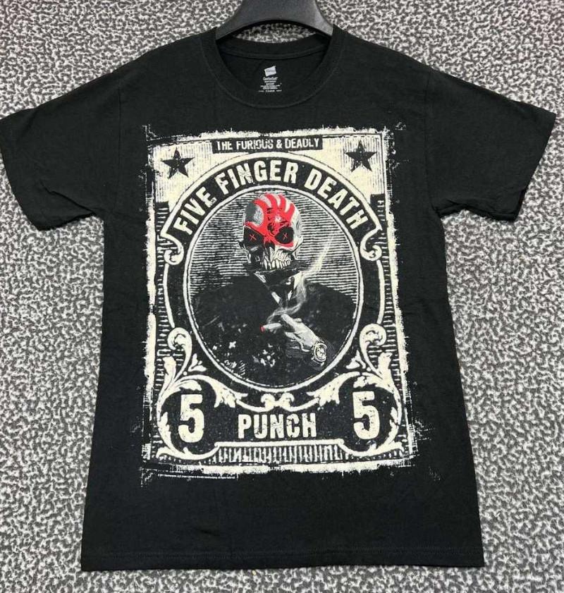 Винтажная футболка Five Finger Death Punch Полный размер EG412
