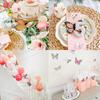 50PCS 4.5cm Mixed Color 3D Butterfly Party Decoration Cake Dining Table Decoration Home Decoration