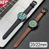 22мм 20мм Кожаный Силиконовый Ремешок Для Samsung Galaxy Watch 7 6 5 4 40мм/44мм Универсальный Ремешок Для Galaxy Watch 6 Classic 43мм 47мм