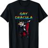 Мужская гей Дракула Дэббинг Смешная Ленивая Футболка на Хэллоуин