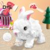 Электрическая плюшевая игрушка-животное интерактивная имитация звука виляния хвоста ходячая собака кошка кролик игрушка для малышей мальчики девочки обучающая ползающая игрушка-животное