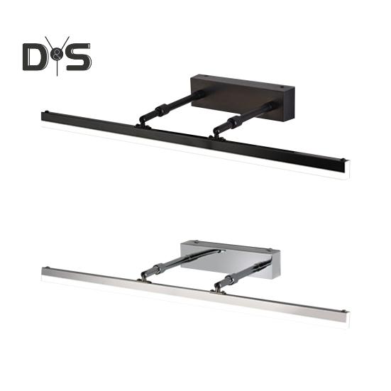 Светодиодный настенный светильник с регулируемой цветовой температурой, регулируемой яркостью, без мерцания, широко используемый современный светодиодный светильник для туалетного столика, подсветка для картин