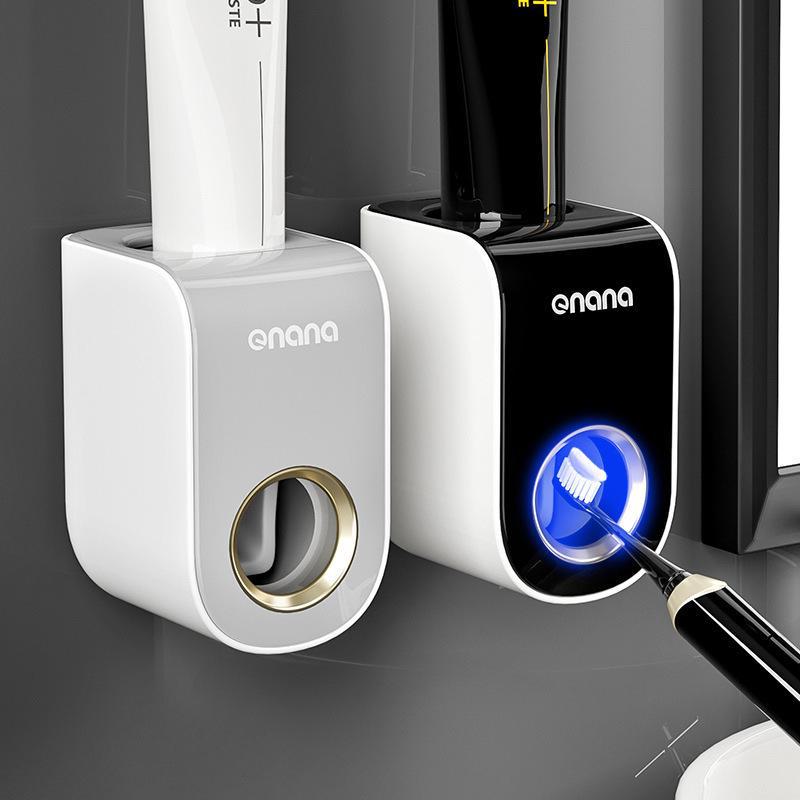 Wall-Mounted Automatic Toothpaste Squeezer Set