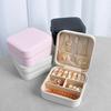 Jewelry Mini Storage Box Earrings Rings Organizer with Soft Lining Large Capacity Compact Design Portable Storage Display Case