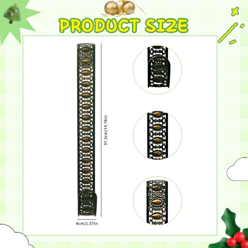 Вешалка для венка на входную дверь Рождественская Устойчивая над крючком Украшение