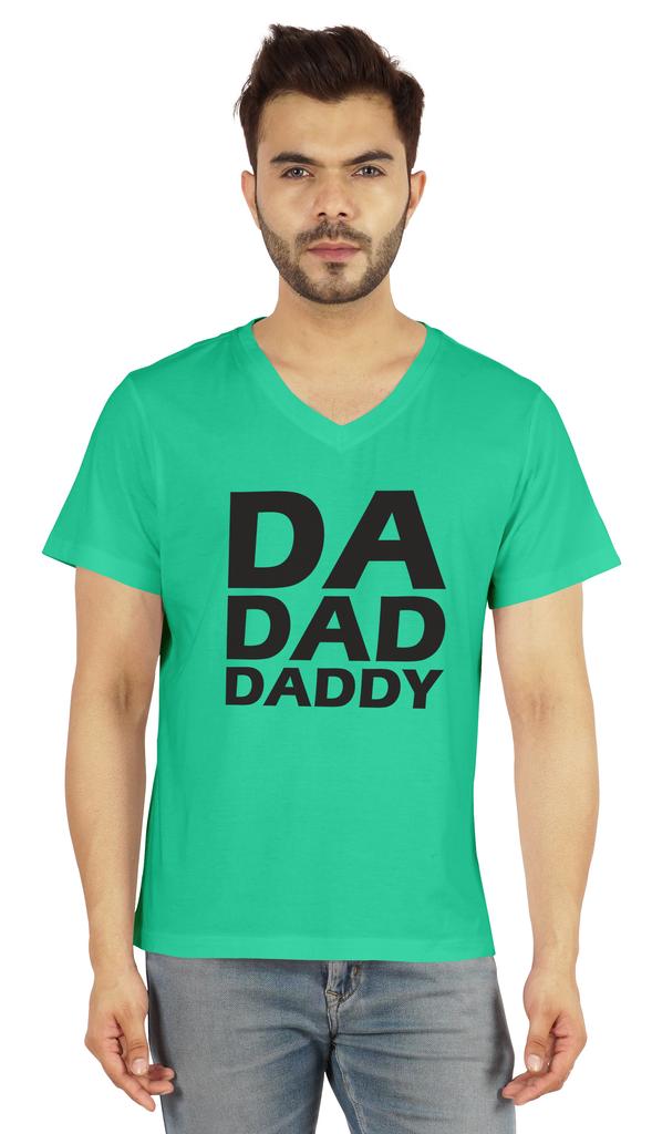 Inkmeso Mens Tshirt   Da Dad Daddy   Graphic Tshirt For Dad Gift Tee Shirt For First Time