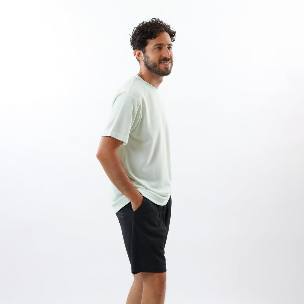 Champion Short Sleeve Crew Quick UV Water Script Men's T-Shirt, Neck, Drying, Protection, Repellent, Logo, Sportswear, C3-ZS312-425-M