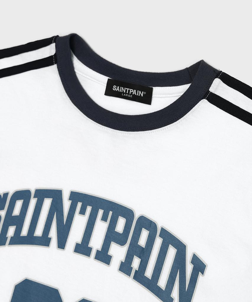 SAINTPAIN Футболка с коротким рукавом Ringer Sp Number Белый
