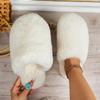 Fashion 2025 NEW Women's Thick Bottom Slippers Indoor Outdoor Wear Autumn Winter New Style Home Comfortable Cotton Slippers Head