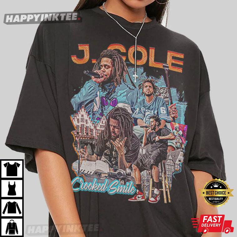 J Cole Gift For Fan T-Shirt 90s Charcoal Graphic tee Unisex tee