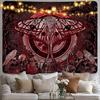 VIKAMA Dream Universe Tapestry Extraterrestrial Mountains And Lakes Scenery Tapestry Decorative For Living Room Sofa Background