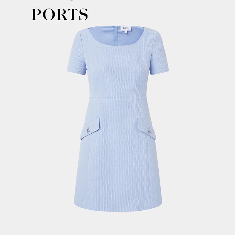PORTS Women's Elegant Short Sleeve Commuter Dress